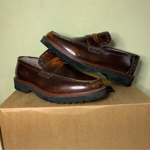 Silver street wide fit chunky loafers